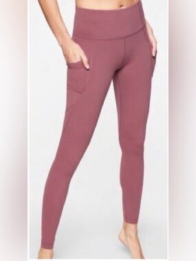 Women’s High-Rise Pocket Leggings in Dusty Rose